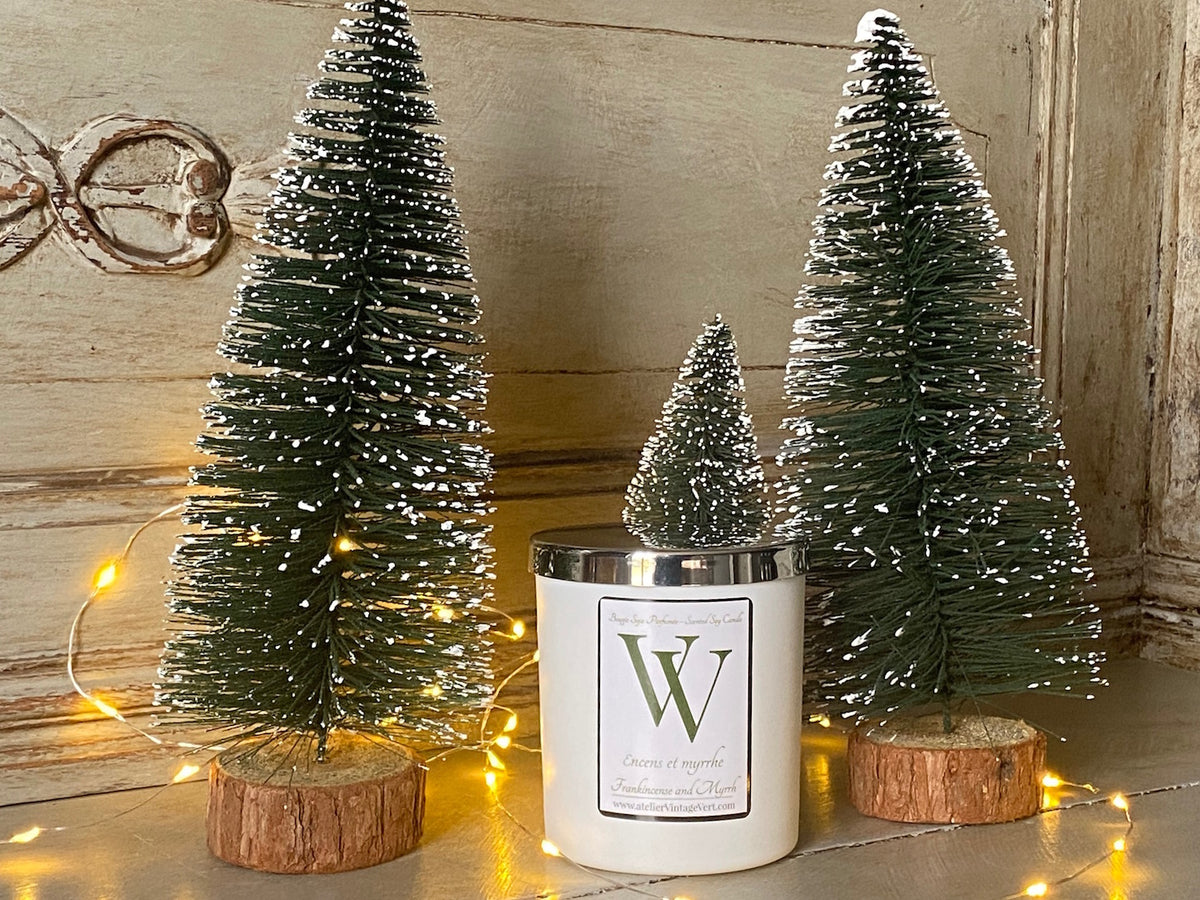 Soy Candle - Frankincense and Myrrh – Atelier Vintage Vert