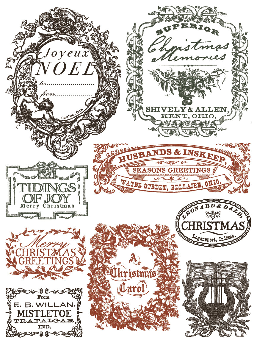 Twelfth Night Paint Inlay by Iron Orchid Designs Christmas 2025  LIMITED EDITION