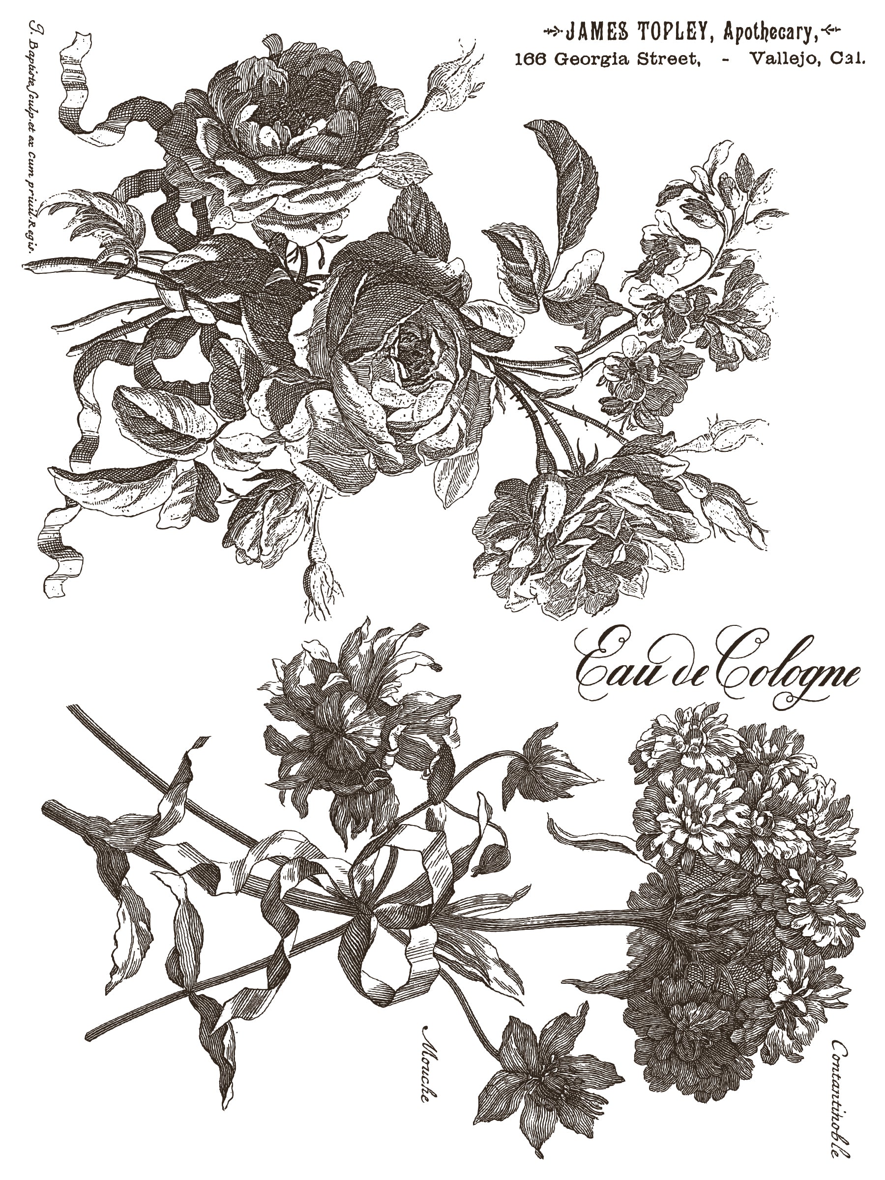 Floriographie Farbe Inlay von Iron Orchid Designs IOD Sommer 2025