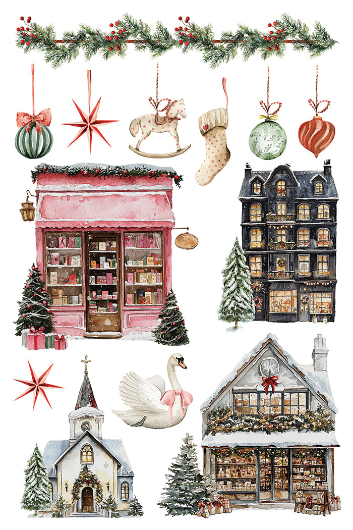 Partridge Lane Transfer by Iron Orchid Designs IOD Christmas 2025 Limited Edition