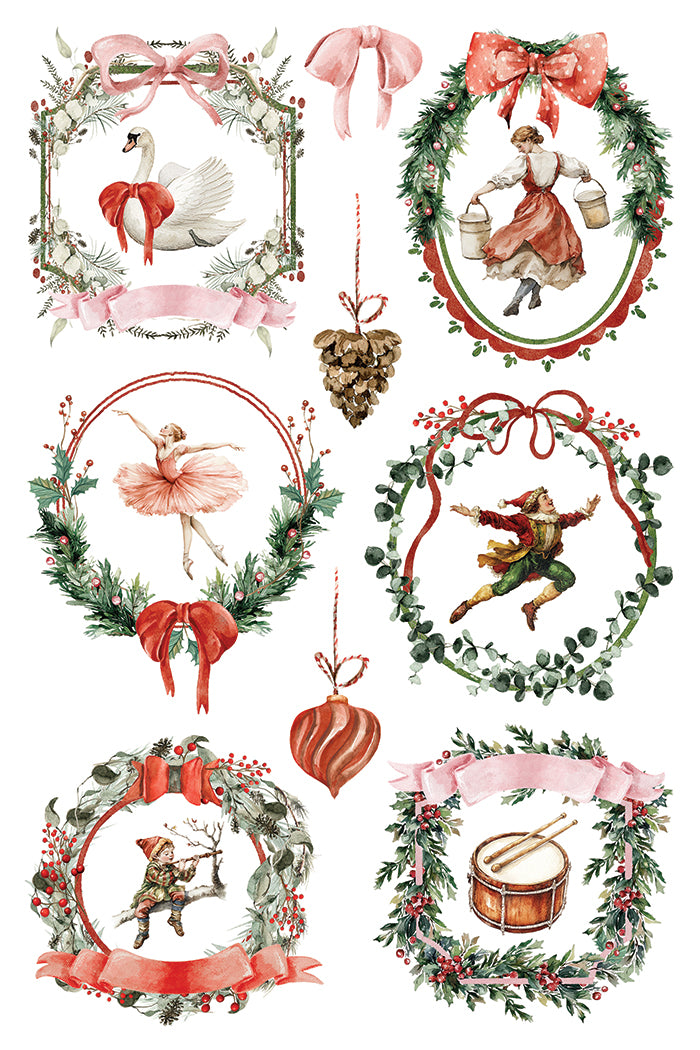 Partridge Lane Transfer by Iron Orchid Designs IOD Christmas 2025 Limited Edition