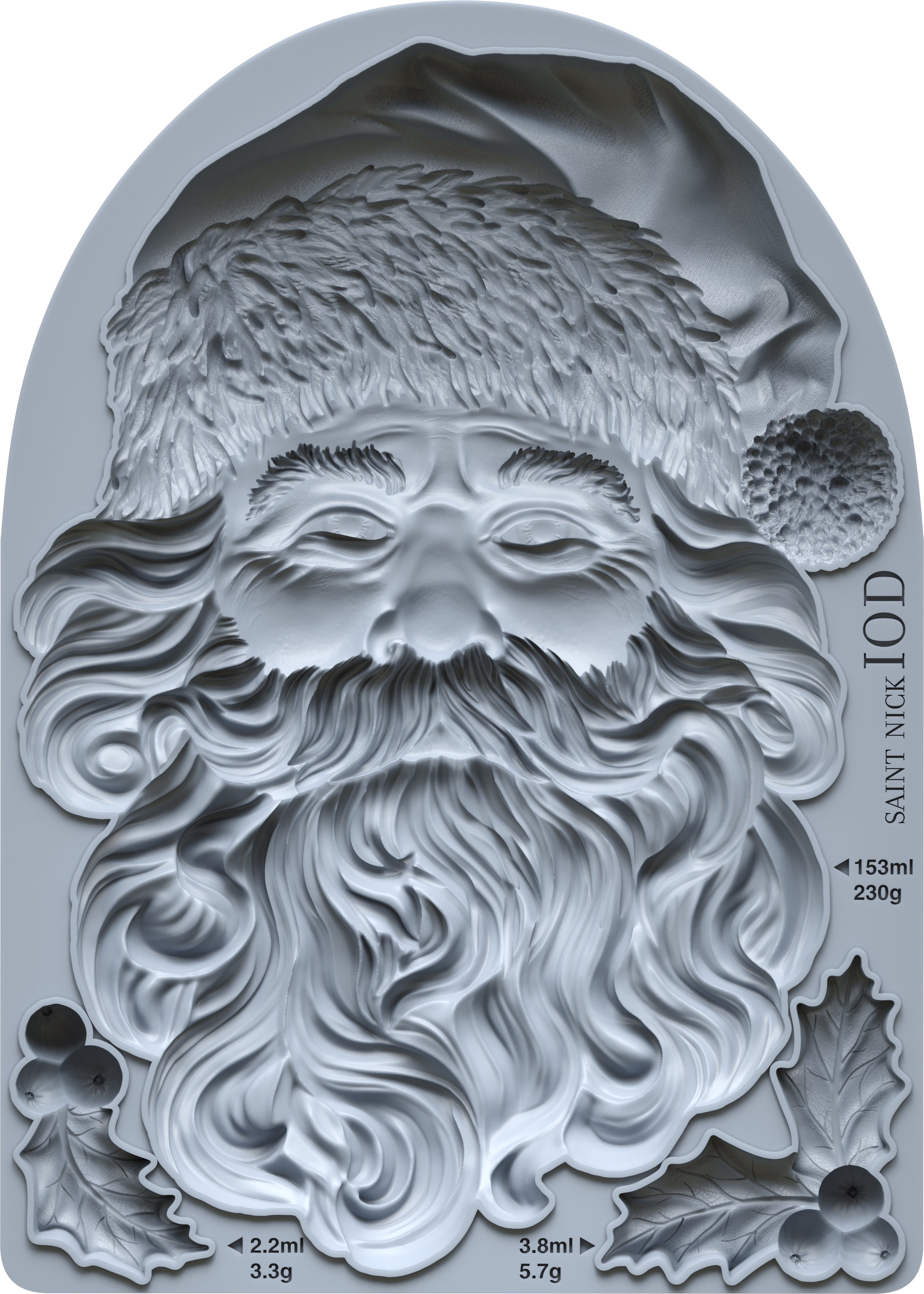 Saint Nick  Decor Mould by Iron orchid Designs IOD Christmas 2025  LIMITED EDITION