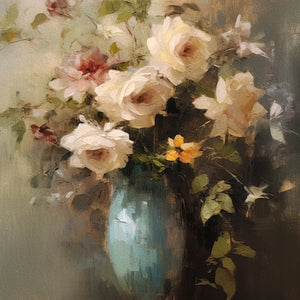 Document de découpage romantique de roses par menthe
