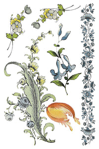 Transfert de fleurs de conte de fées par Iron Orchid Designs IOD