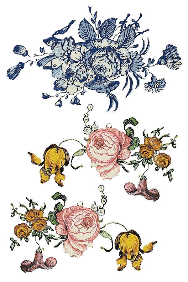 Transfert de fleurs de conte de fées par Iron Orchid Designs IOD