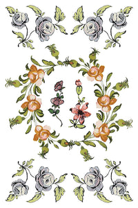 Florals Florals Transfer da Iron Orchid Designs iod