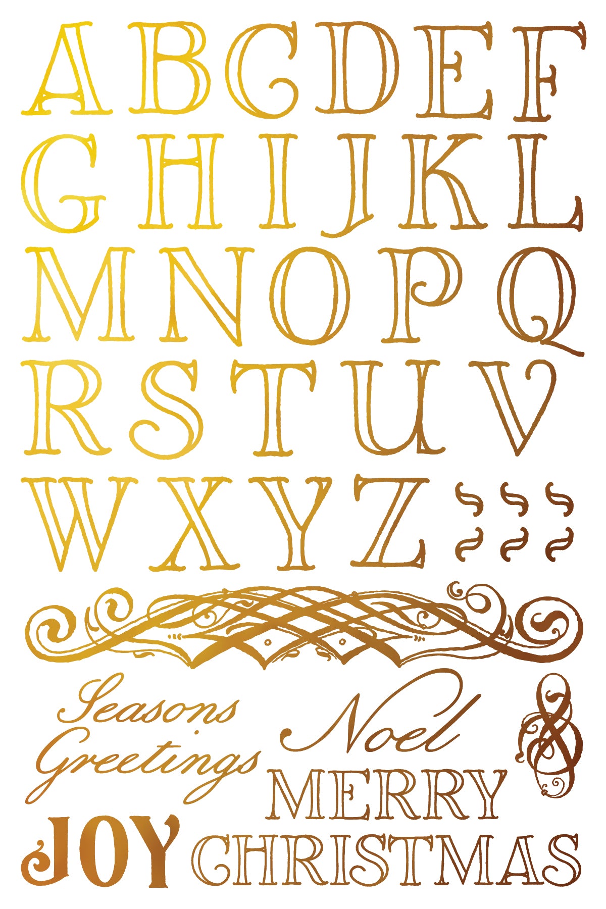 Figgy & Blourish Golded Transfer Transfer von Iron Orchid Designs IOD Weihnachten 2025 Limitierte Auflage