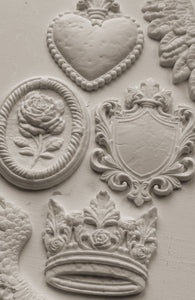 Heraldry Decor Mold by Iron Orchid Designs IOD Summer 2025 Launch