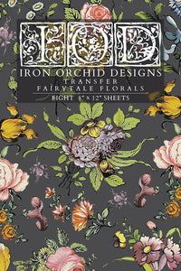 Florals Florals Transfer da Iron Orchid Designs iod