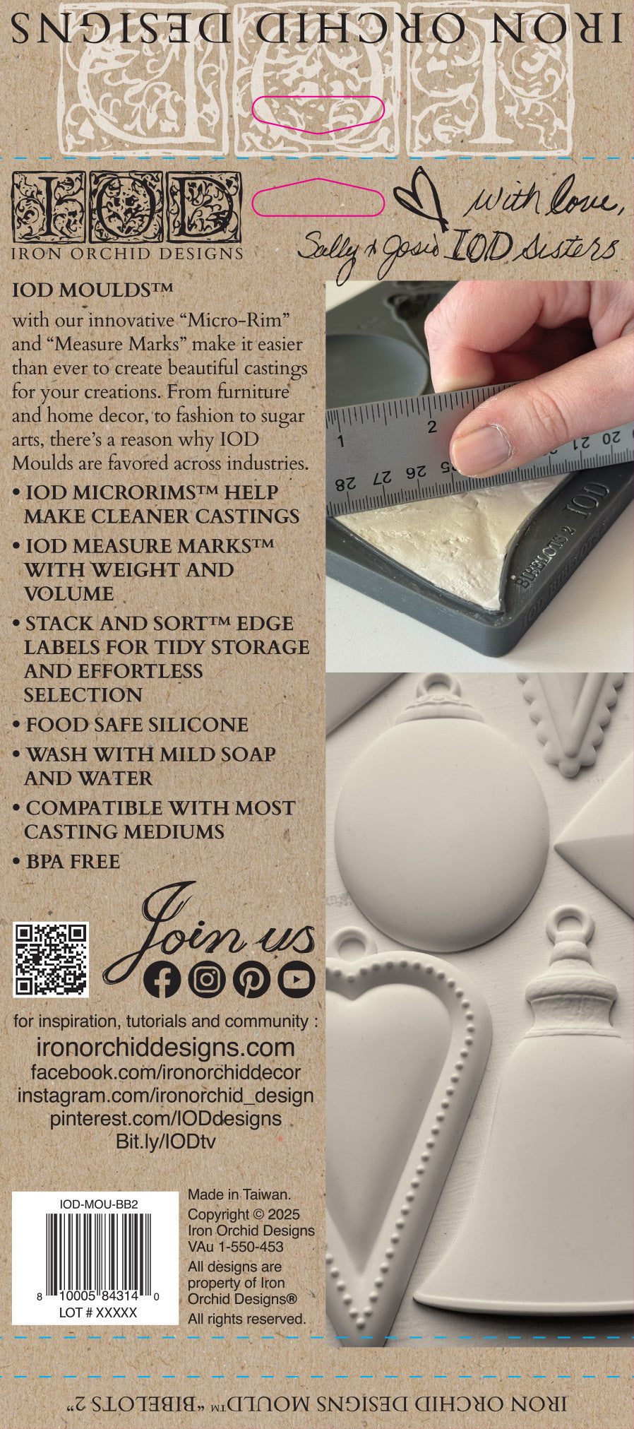 Bibelots 2 - Decor Mould by Iron orchid Designs IOD Christmas 2025  LIMITED EDITION