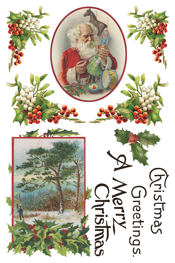 Christmas Joy Transfer by Iron orchid Designs IOD Christmas 2025  LIMITED EDITION