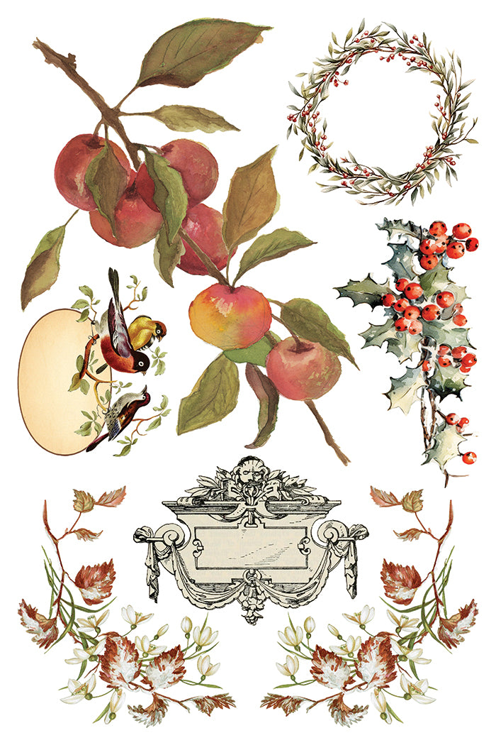 Santa's Hollow Transfer by Iron orchid Designs IOD Christmas 2025  LIMITED EDITION