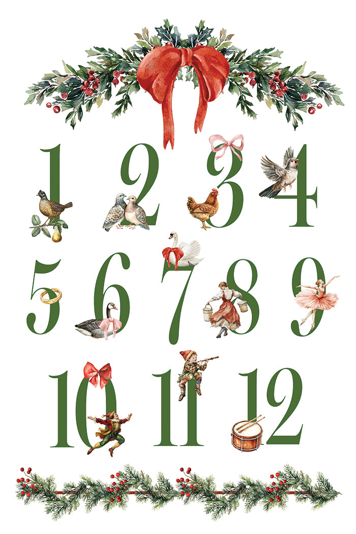 Partridge Lane Transfer by Iron Orchid Designs IOD Christmas 2025 Limited Edition