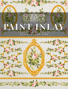 Petite Fleur Pink Paint Inlay by Iron Orchid Designs IOD