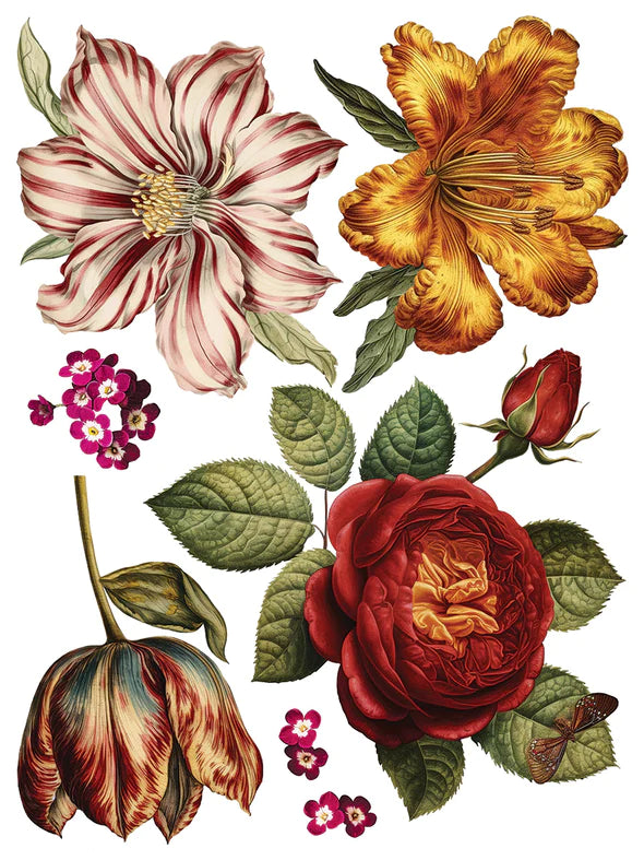 Transferencia de collage de Fleurs por Iron Orchid Designs IOD