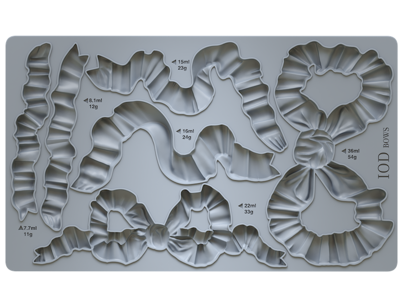 Bows Iod DÉCOR MOLD Summer 2024 Iron Orchid Designs