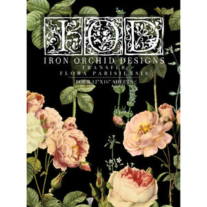 Flora Pariensis Transfert par Iron Orchid Designs IOD