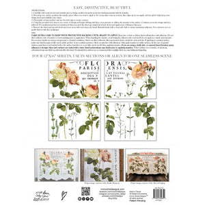Flora Pariensis Transfert par Iron Orchid Designs IOD