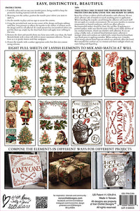 Candy Cane Cottage - Transfert par Iron Orchid Designs Édition Limitée