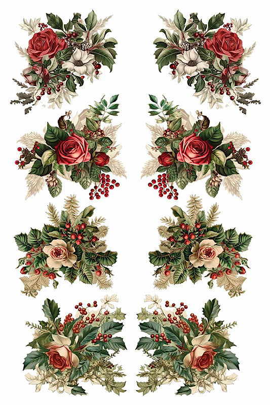 Candy Cane Cottage - Transfert par Iron Orchid Designs Édition Limitée