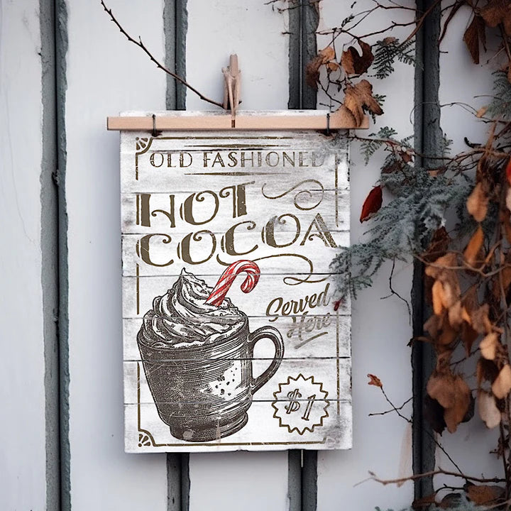 Candy Cane Cottage - Transfert par Iron Orchid Designs Édition Limitée