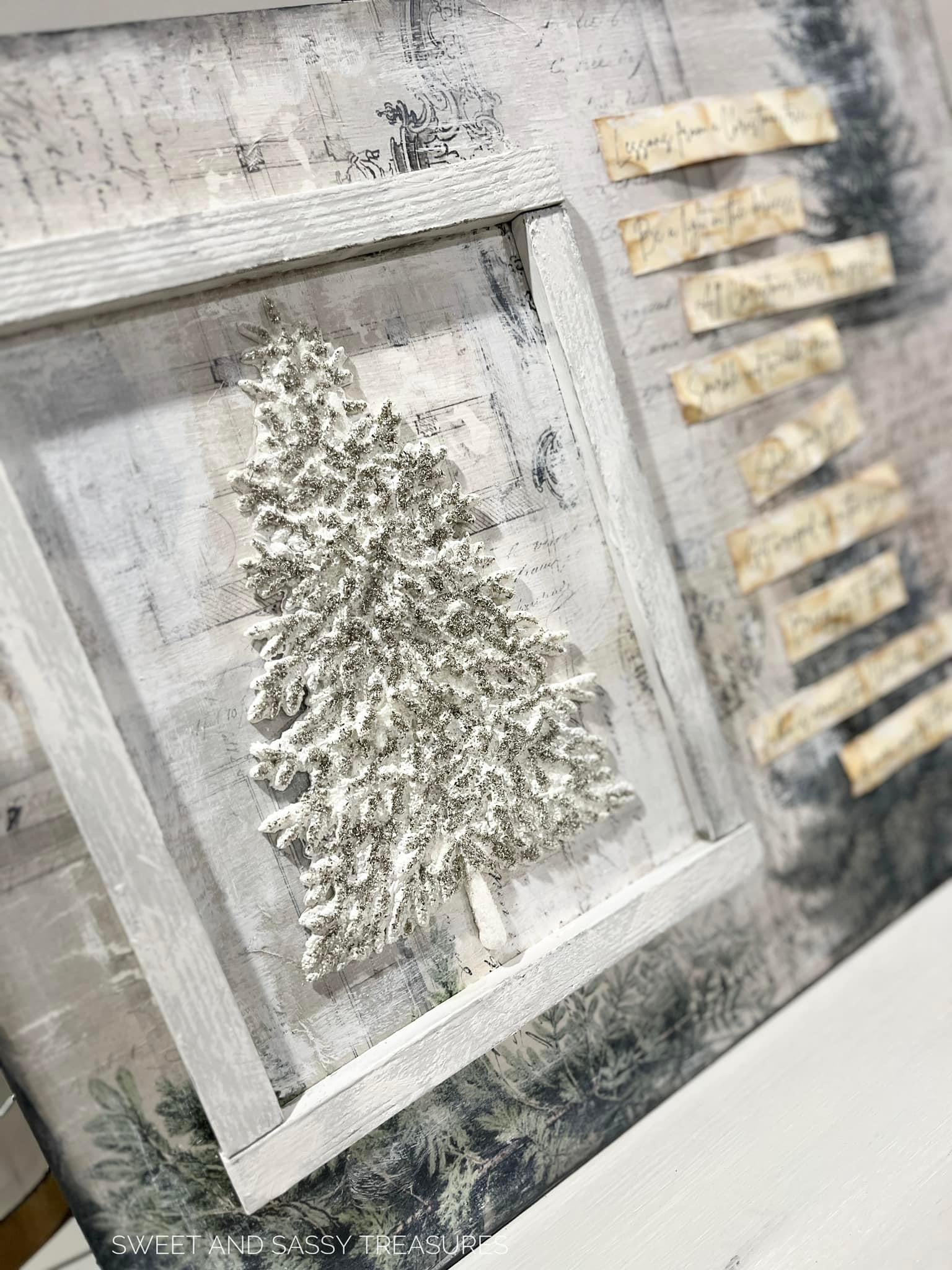 Decoração da árvore de Natal - Mold by Iron orchid Designs IOD