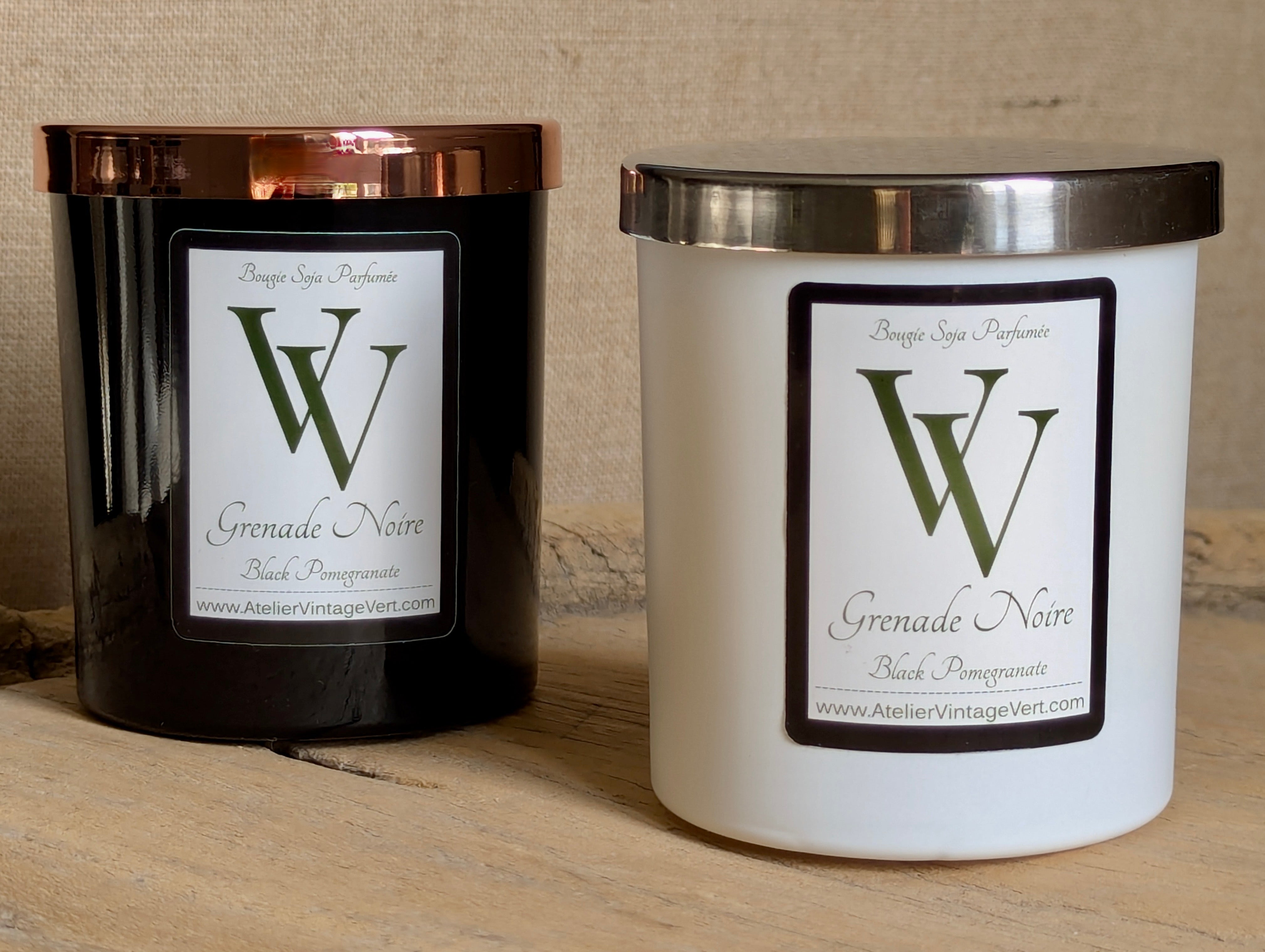 Black Pomegranate Soy Candle