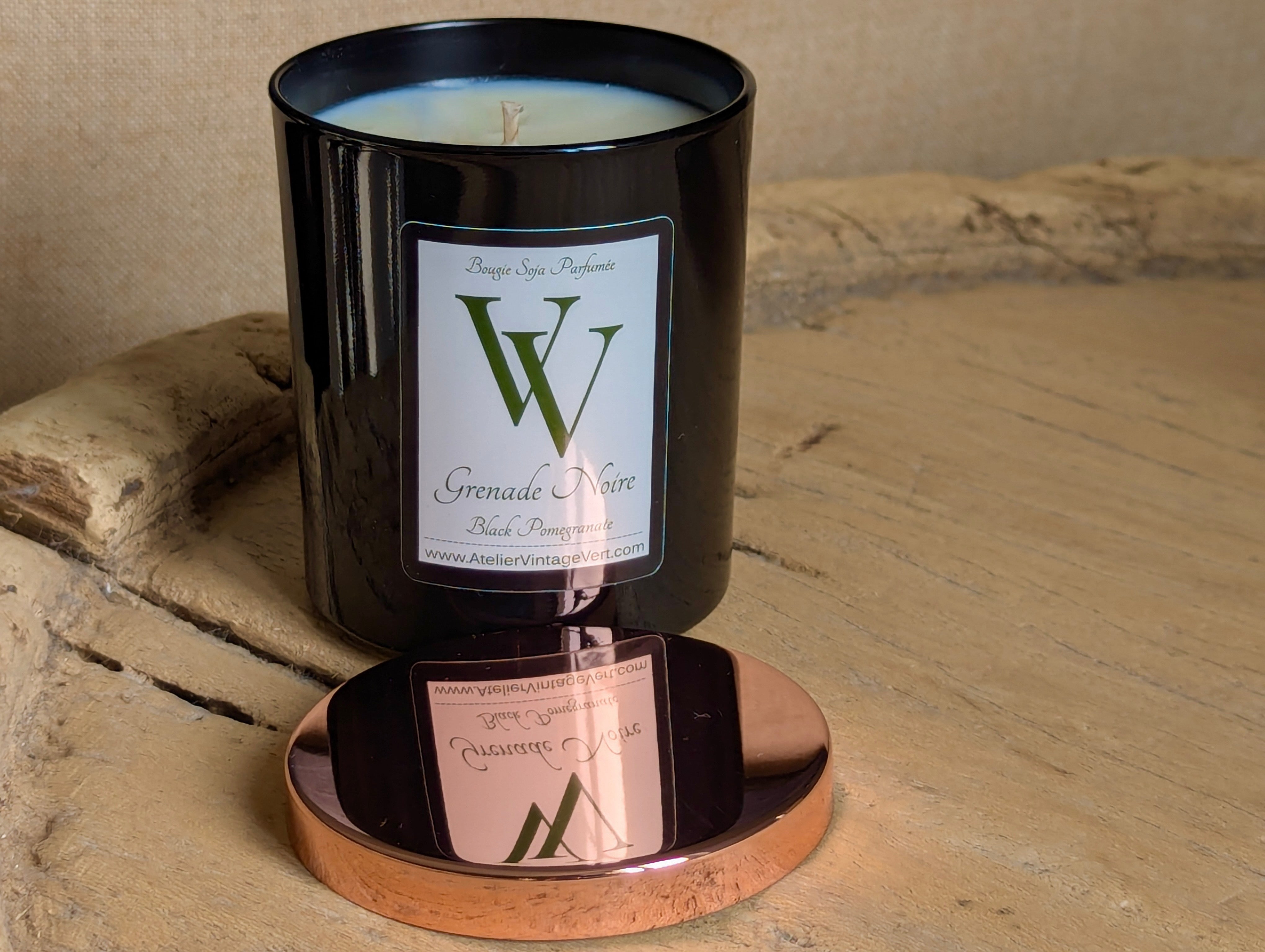 Black Pomegranate Soy Candle