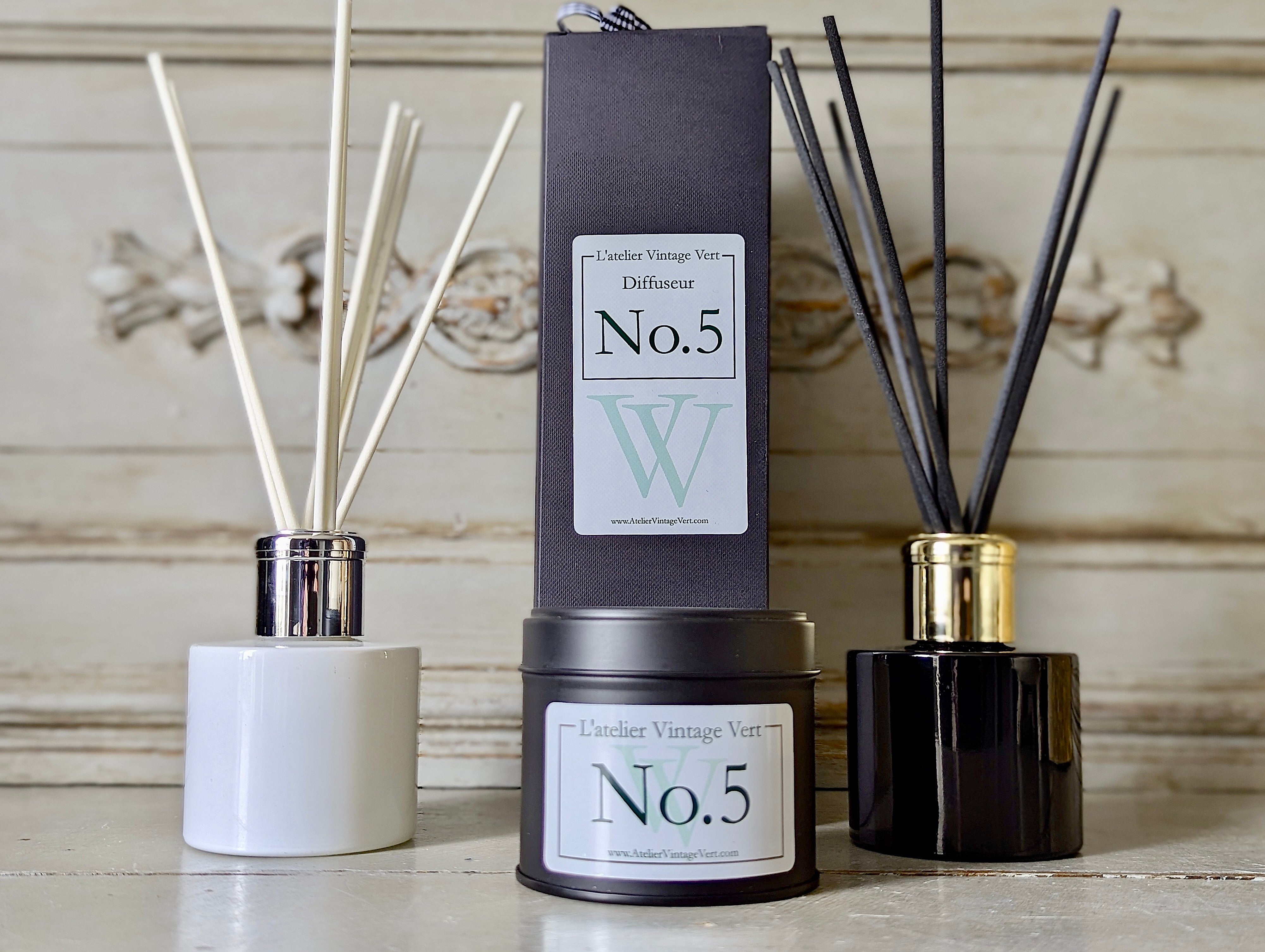 No.5 Velours d'Orient Diffuser - Atelier Vintage Vert