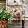 Carta di decoupage pallida blossom di menta
