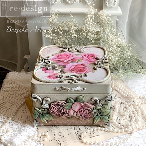 Molde de decoración de rosas victorianas por rediseño