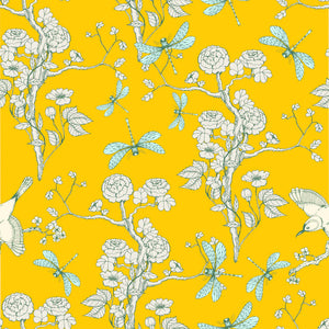 Yellow Chinoiserie - Mint Tissue Paper - Mint By Michelle
