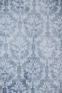 Tapeten- / Tapetenpapier - blaues verblasstes Muster