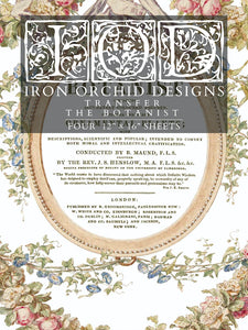 Le transfert botaniste par Iron Orchid Designs IOD