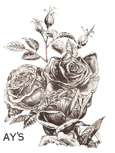 Transfert de roses de May par Iron Orchid Designs IOD