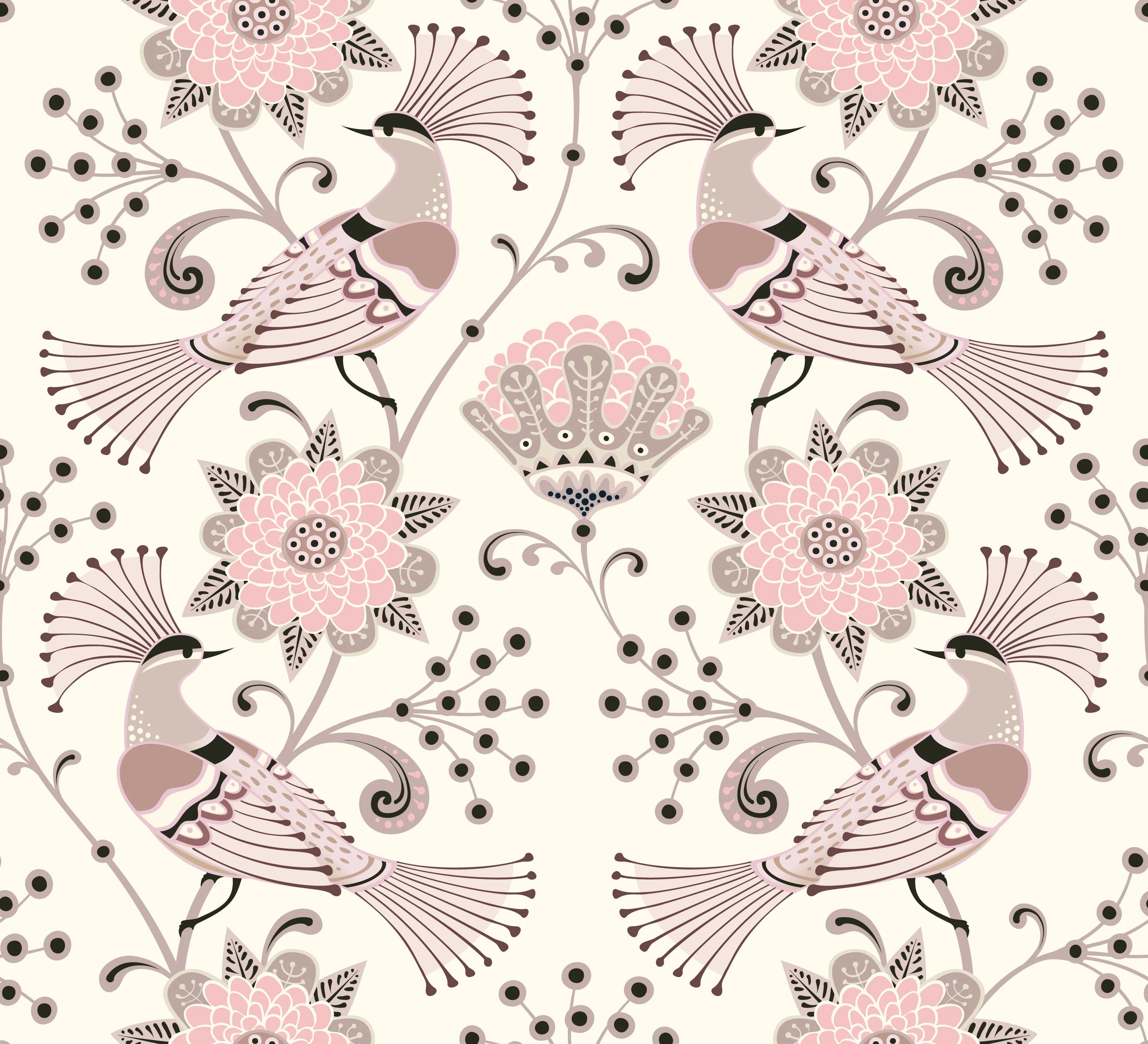Pink Pinks - Papier de tissu à la menthe - Mint par Michelle