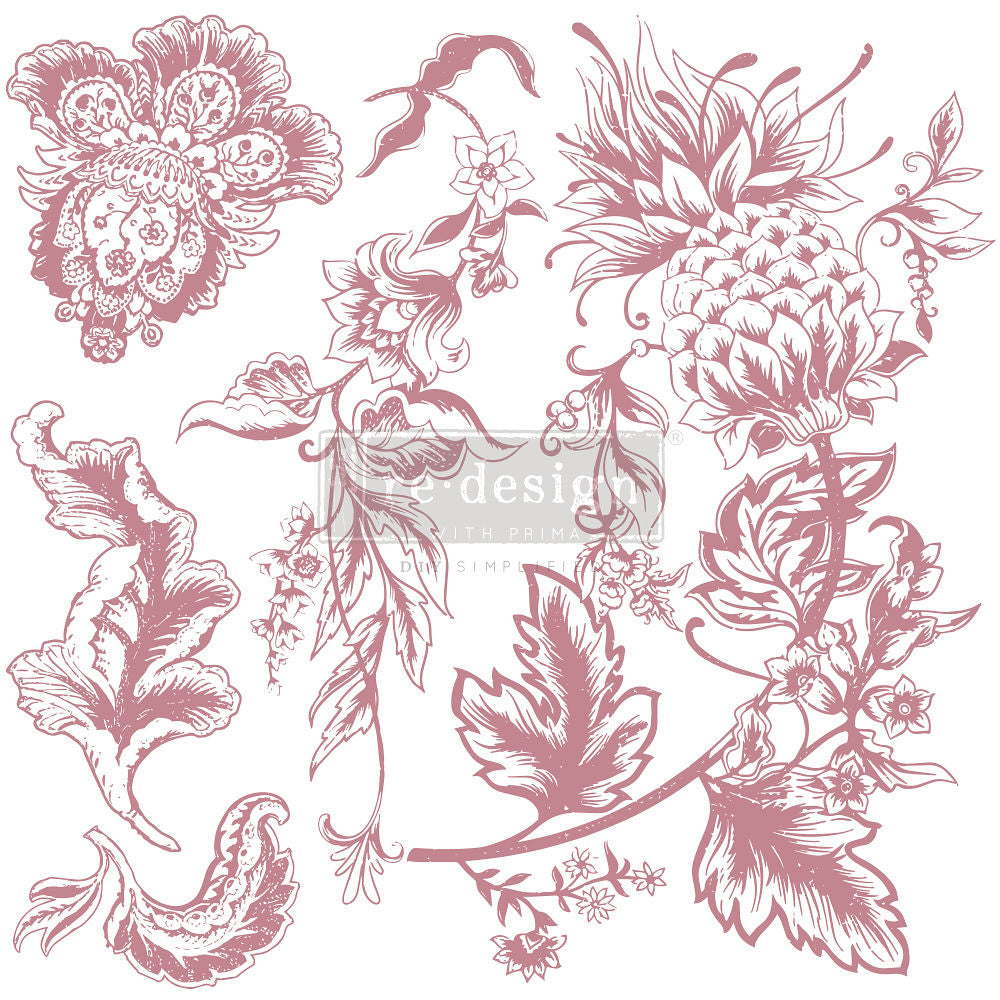 Rustic Stamps Rustic Floral Elements Decorative Stamp by Redesign – Atelier Vintage Vert