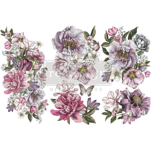 Dreamy Florals Decor Transfer riprogetta con prima