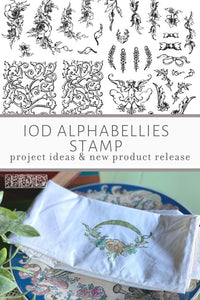 Alfabellies Stamp by Iron Orchid Designs IOD
