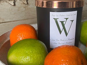 Soy Candle - Lime, Basil & Mandarin