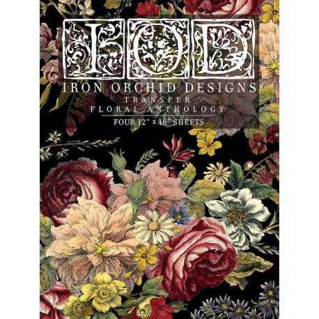 Floral Anthologie Transfer Iron Orchid Designs IOD