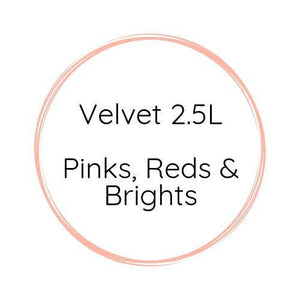 Autentico Velvet 2.5L Pinks, Reds & Brights (Pre-Order)-Velvet-Autentico Paint Online