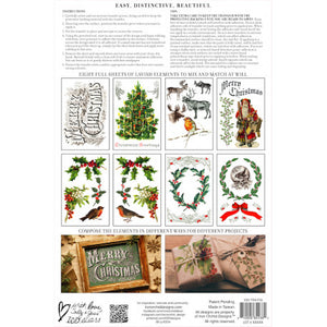 Figgy Pudding Transfer by Iron Orchid Designs Limited Edition