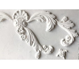 Acanthus Scroll Silicone Stampo di Iron Orchid Designs