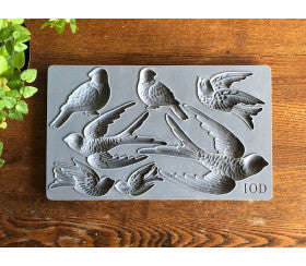 Bird Song Silicone Mould by Iron Orchid Designs